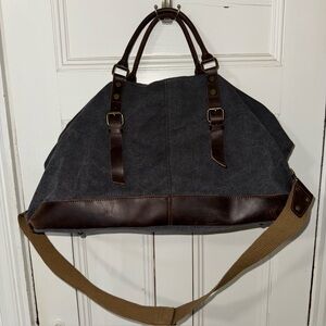 S-ZONE Canvas Carry On Travel Duffle Bag